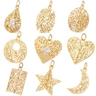 Пустые серьги-подвески, брелоки для браслетов и ожерелий, для изготовления ювелирных изделий