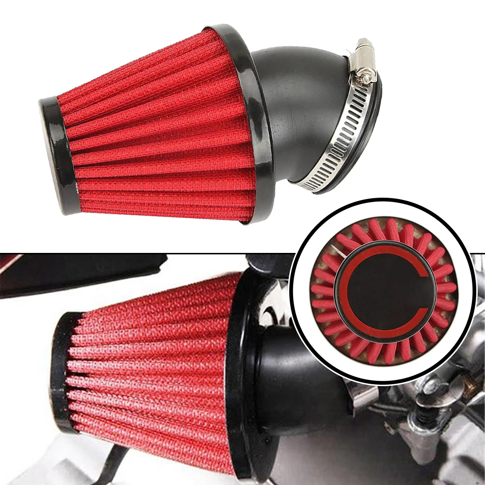 

Universal Car 45° Bent Motorcycle Air Intake Filter 48mm Inlet Pod Universal For Scooter ATV Motorcycle Parts
