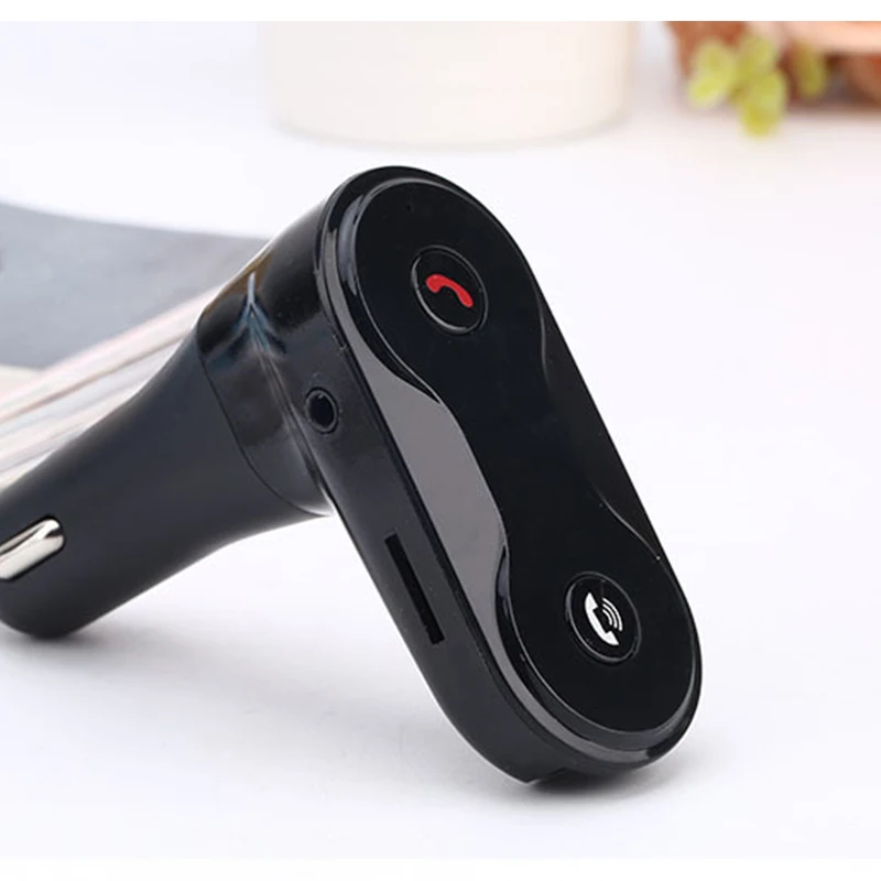 Автомобильный Mp3 Bluetooth громкой связи плеер FM передатчик светодиодный дисплей