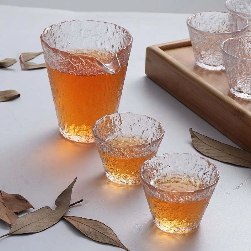 

Glass Tea Set Mate Tool Cup Sets Complete Kung Fu Pot Beautiful Cups Saucer Gaiwan Luxury Ceremony Mug Teapot Maker Kettle Bowl