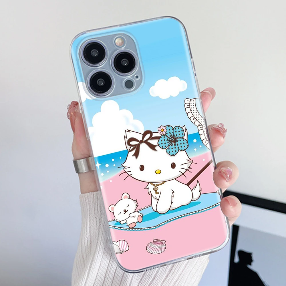 Прозрачный чехол Charmmy Kitty для Motorola Moto G8 Power G9 Play G10 G20 G30 Plus