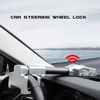 car steering wheel lock universal security car anti theft safety alarm lock retractable anti theft protection t locks