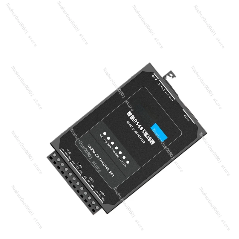 4-портовый концентратор RS485/232 1-раздельный 4-канальный распределитель усилитель