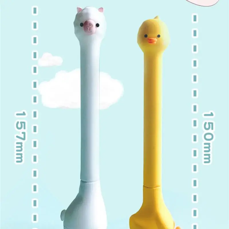 Черные ручки сменным стержнем для подписи креативный мультяшный милый жираф