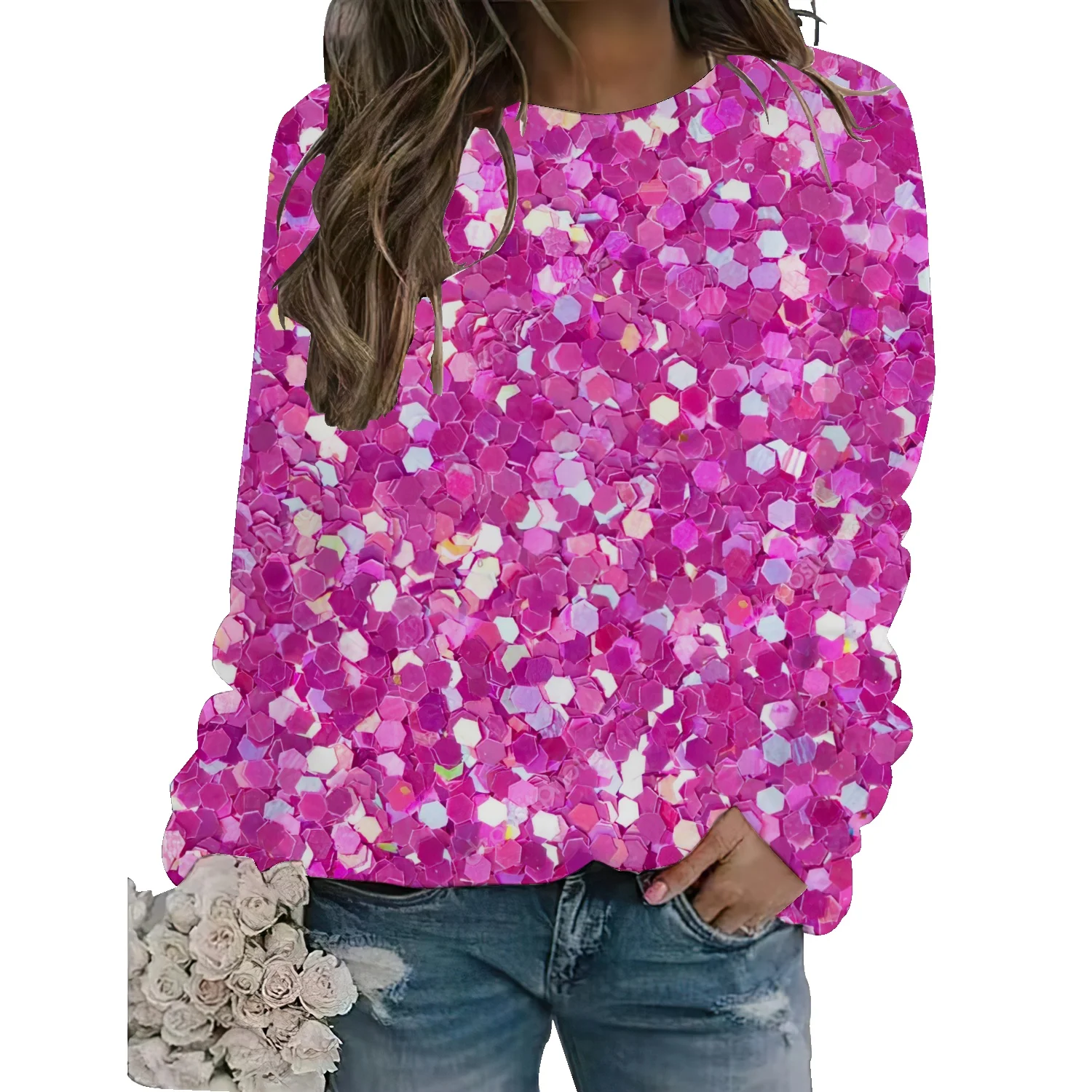 

Oversize jacket tide ins spring and autumn 2022 new long-sleeved chic hooded American retro sweater women