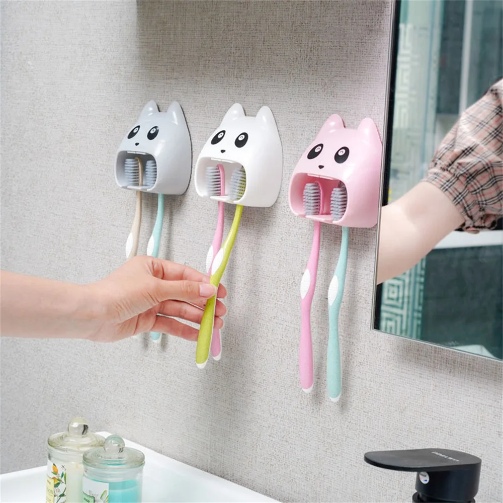 

Or Dorm Bathrooms Toothbrush Stand Holder F Wall-mounted Toothbrush Holder Bathroom Storage Wall Mounted Toothbrush Holder