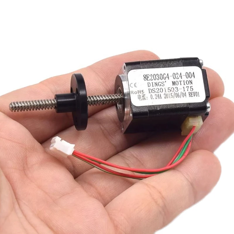 1 шт. Т-образный винтовой шаговый двигатель мини 20 мм 2-фазный 4-проводной