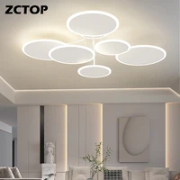 minimalist indoor led ceiling lamps white for living room bedroom kitchen cafe lights with remote control fixtures ceiling lamps