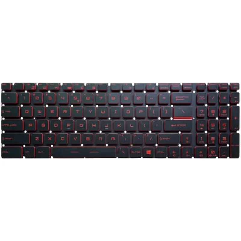 

Клавиатура для ноутбука MSI GS63 GS60 GS70 GT72 GE62 GE72 PE60 PE70 GT62 GL62 GP62 GL72 GP72 PE62 с красным текстом и подсветкой