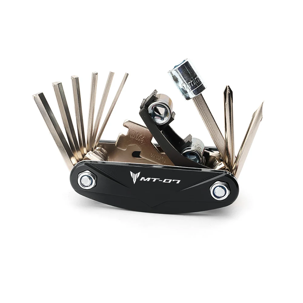 

Логотип для Yamaha Mt03 Mt07 Mt09 Mt10 Mt 03 07 09 10 Fz07 Fz09, аксессуары, складной инструмент, ремонтная отвертка