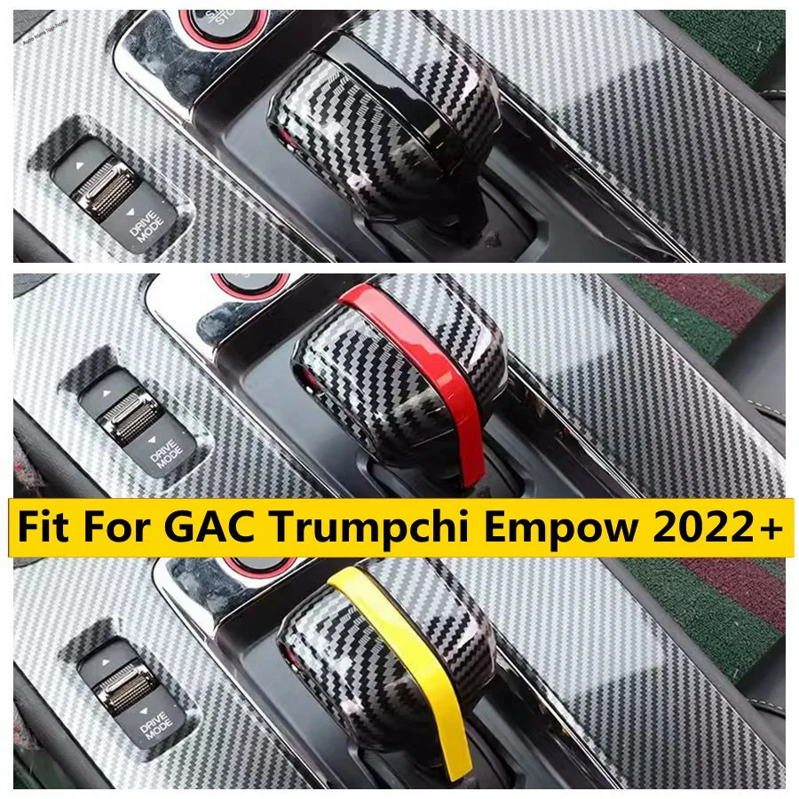 

Accessories Transmission Shifter Knob Gear Head Handle Ball Collars Protection Cover Trim Fit For GAC Trumpchi Empow 2022 2023