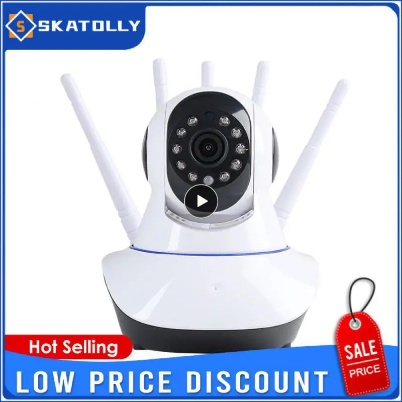

Two-way Voice Call Ip Camera Remote Monitoring 5 Antenna Surveillance Camera Night Vision Baby Monitor Smart Home Wireless 720p