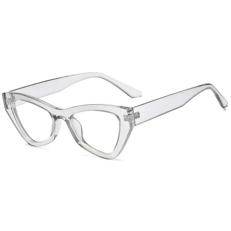 Очки кошачий глаз женские винтажные оптические очки большого размера для