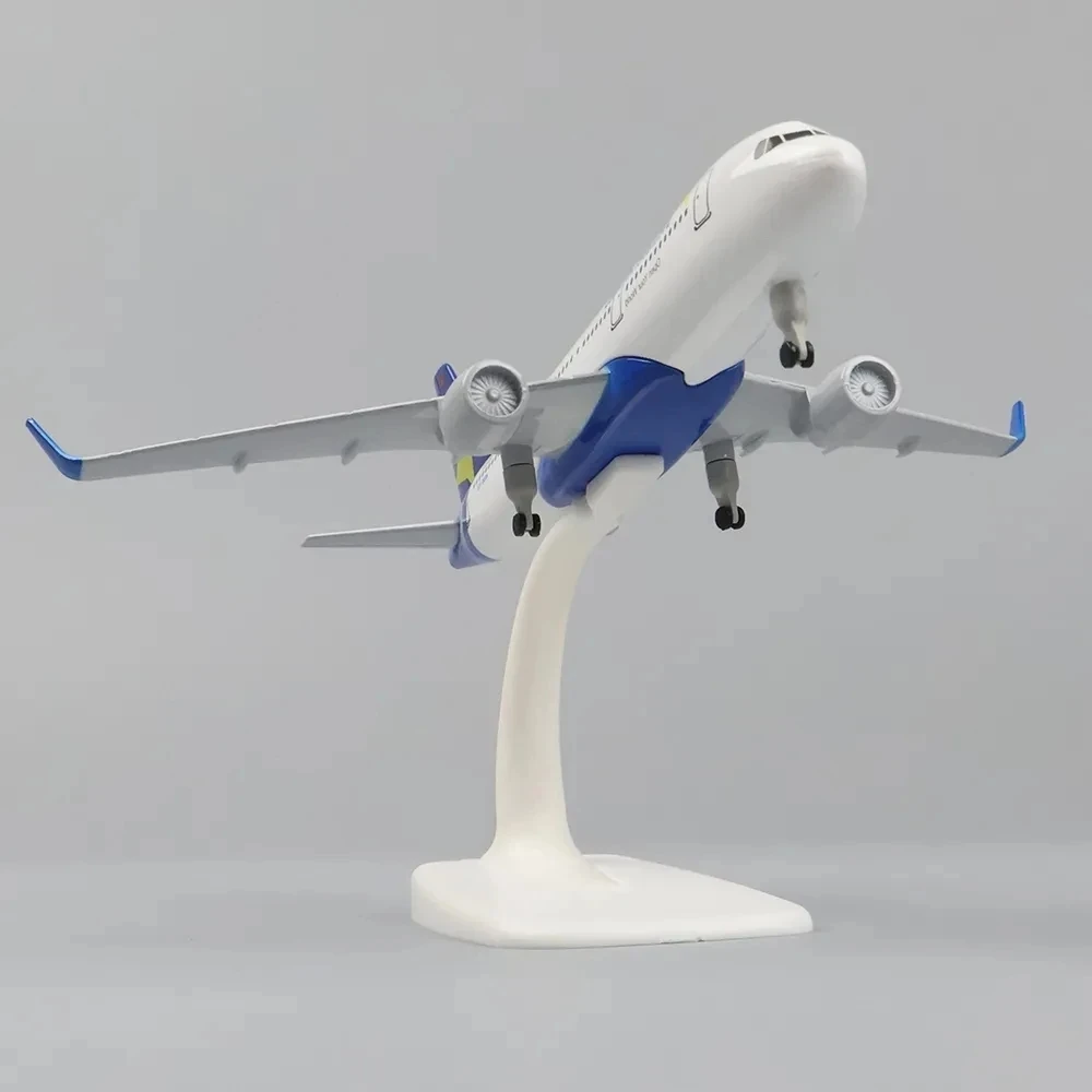 20 см 1:400 металлическая модель самолета Yueyue A321 копия из сплава материал с шасси
