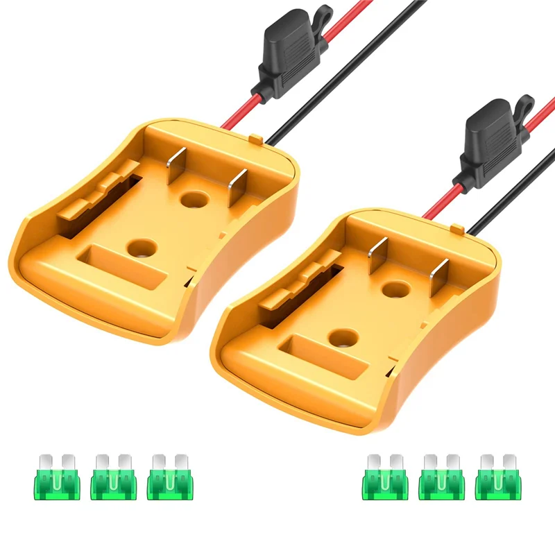 

2 Packs Power Wheel Adapter for DW 20V Battery Adapter Power Wheels Battery Converter Kit