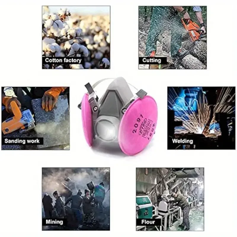 6200 с 2097 пылезащитной маской 9 в 1 промышленный пылезащитный волокнистый сварочный