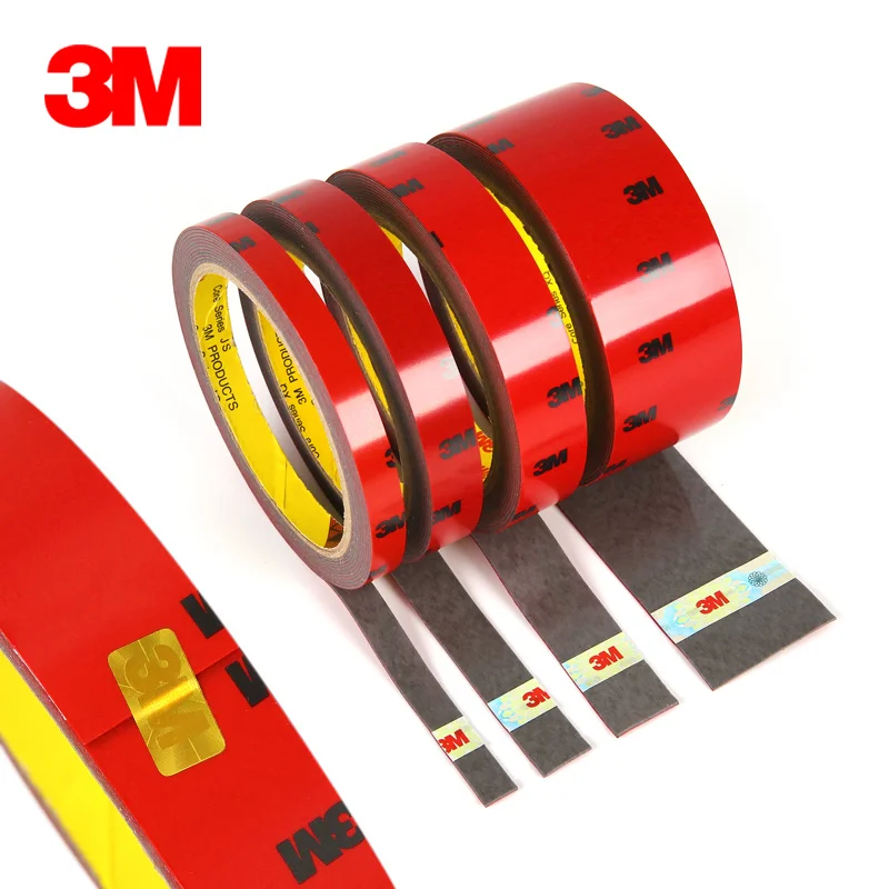 Powerful Fixed Acrylic Double-sided Tape High Viscosity Foam Adhesive Auto Special Sponge Puffs Glue 3 M Sticker 0.8mm Thick
