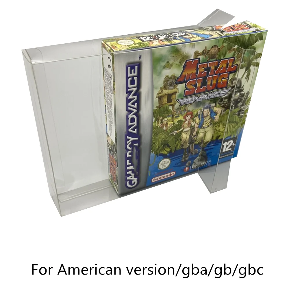 

Collection Display Box For Use/GBA/GBC/GB/Nintendo Game Storage Transparent Boxes TEP Shell Clear Collect Case