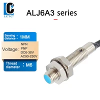 alj6a3 inductive proximity switch sensors m5 dc6 36v anti interference waterproof and oil proof short circuit protection