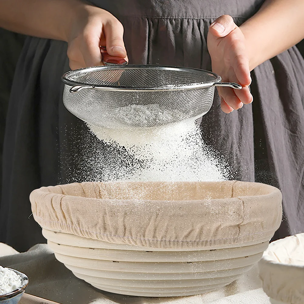 

Basket Bread Proofing Sourdough Bowl Baking Proving Large Dough Brotform Fermentation Banneton Loaf Serving Round Storage Rattan