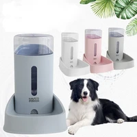 3 8l new dog cat automatic feeder food pp pet food water bowl suitable for short time travel bussiness trip