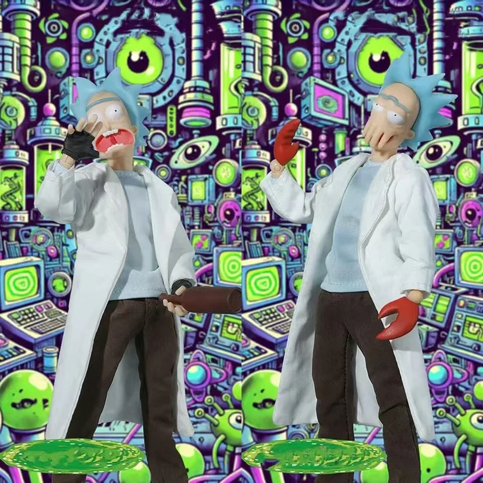 1/12 Joy Man Toys Rick And Morty Action Figure Jm006 Dr. Anime Figurine Dr.Cucumber Statue Collection Decor Model Gift