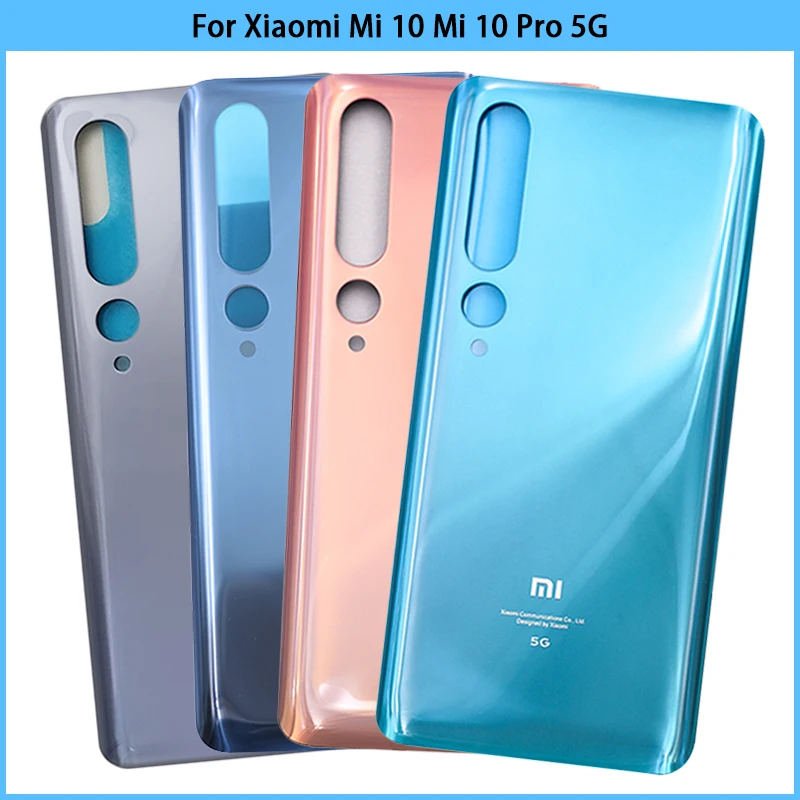 Новинка для Xiaomi Mi10 Mi 10 Pro 5G задняя крышка аккумулятора 3D стеклянная панель дверь