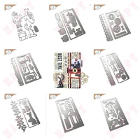 christmas metal cutting dies character lantern book page scrapbook diary decoration embossing template diy greet cards handmade