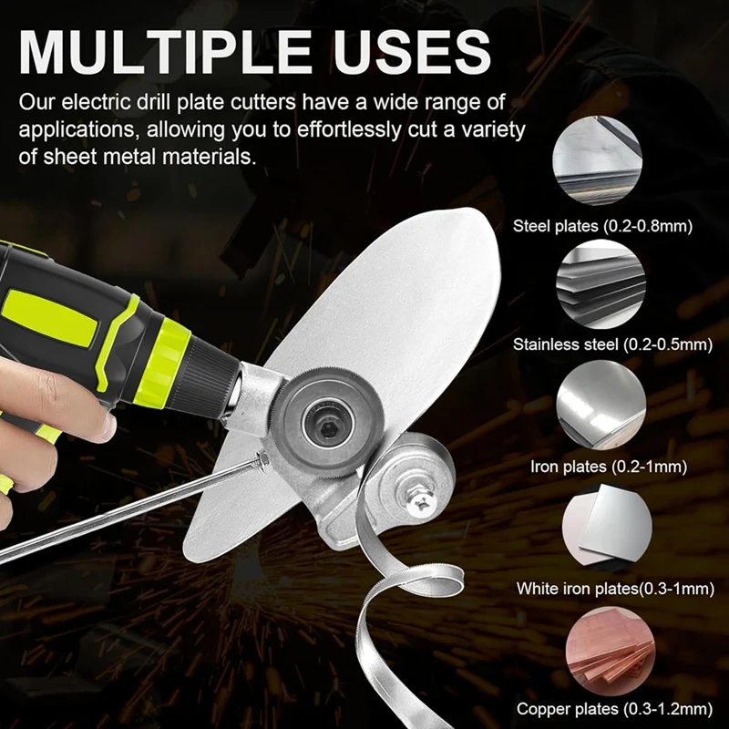 Новая электрическая дрель-резак насадка для сверла по металлу с адаптером резак