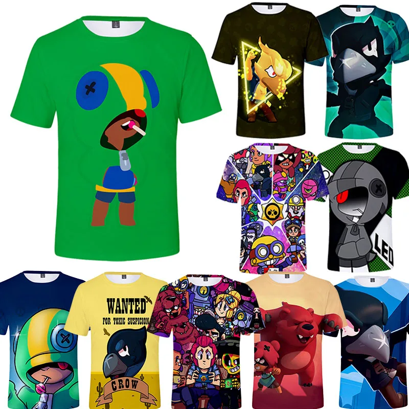

Teen Clothes MAX Nita Rosa and Star, Game 3d Boys Girls Tops T-shirt Shark Crow Children's Wear Kids T Shirts