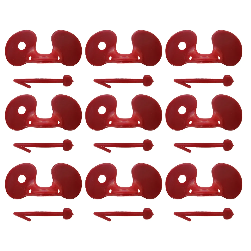 

100pcs Chicken Blinders Poultry Blinders Chicken Peepers Plastic Chicken Eyeglasses for Outdoor Home