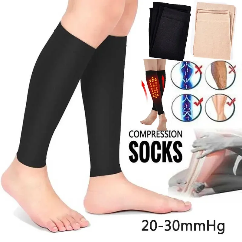 

Calf Outdoor Varicose Stocking Sock Soreness Slimming Prevent Sleeves Sports Men's Pressure Legs Socks Compression Calf Veins