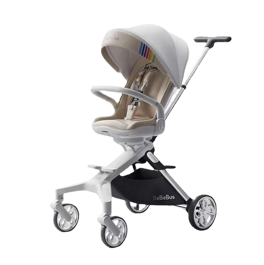 The BeBeBus baby walker is portable and foldable to sit and lie down enlarge