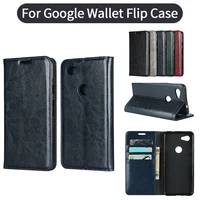 for google pixel 3a mobile phone case pixel 4a 5g protective wallet flip cover leather double fold shell