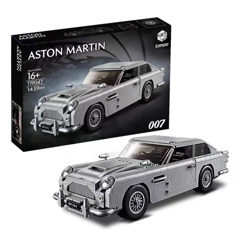 

Aoger Technical Classic Car 007 James Bond DB5 Model 10262 Building Blocks 1439PCS Assemble Bricks Toys Gifts For for Adult Boy