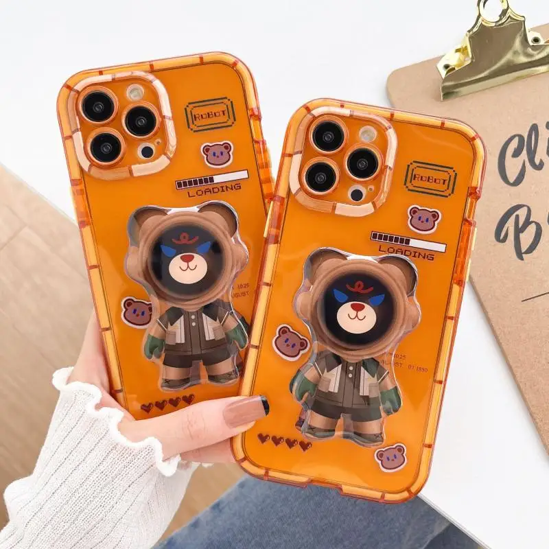 

Miffy's Friends Kawaii Boris Astronaut Suitable for Apple14 Phone Shell 11 Luminous Bracket Iphone13/12Pro Max Soft Silicone
