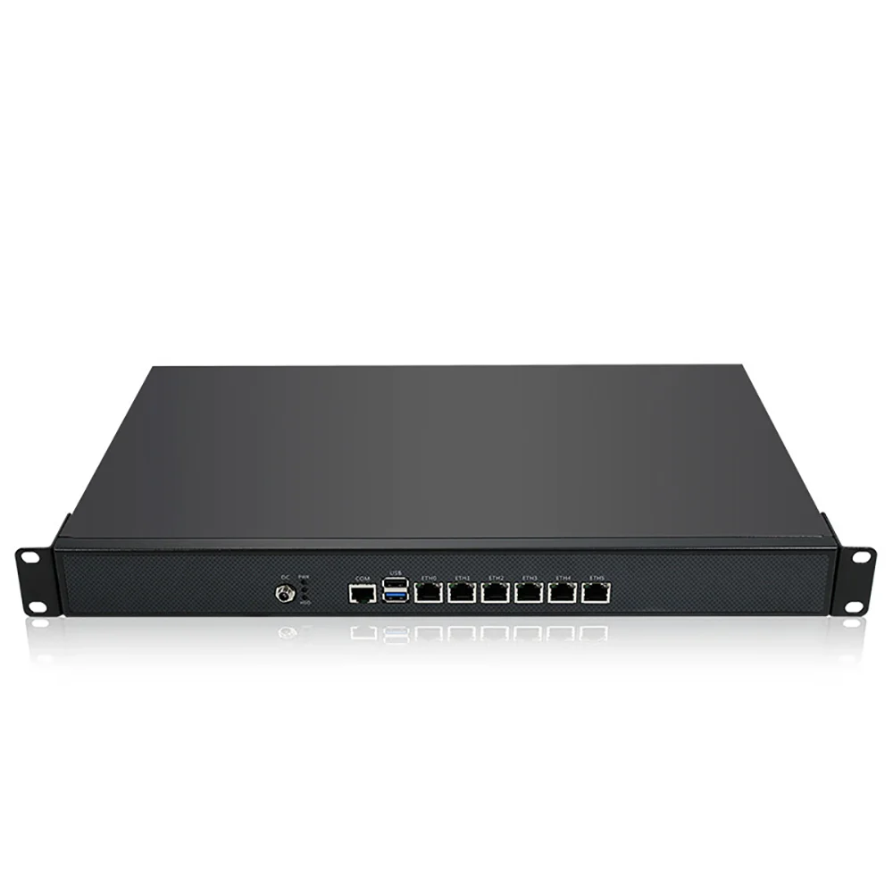 

Fanless 6 LAN Celern J4125 Quad Core ESXI AES-NI POE Mini PC Pfsense Router Firewall System Industrial Computer