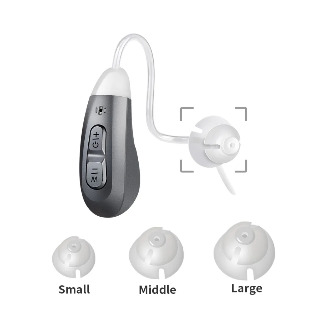 Цифровые слуховые аппараты JINGHAO JH-D59 OTC BTE с Bluetooth, перезаряжаемые, беспроводные, для пожилых людей (art.: 3920db14f82dd) - 3920db14f82dd