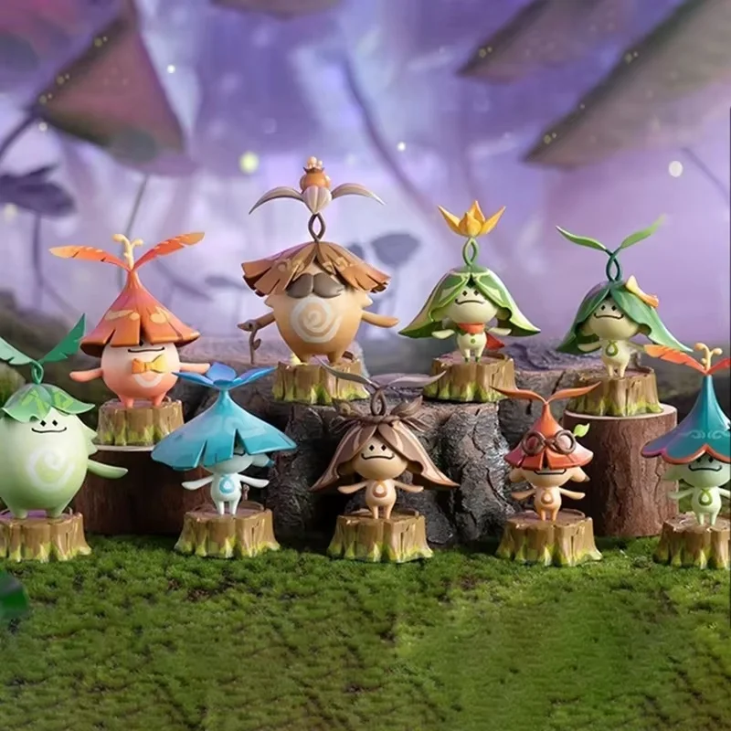 Оригинальная глухая коробка Genshin Impact серии Lanaro Mystery Box для яиц настольный дисплей