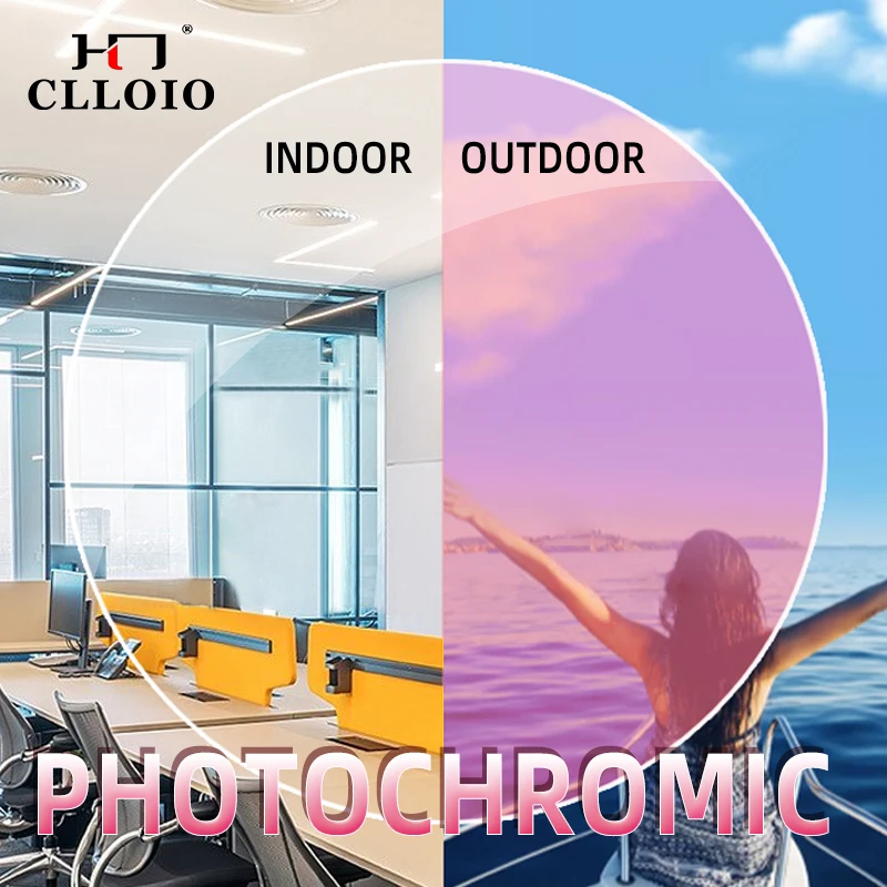 Фотохромная серия CLLOIO 1 56 61 67 74 линзы по рецепту для близорукости и дальнозоркости