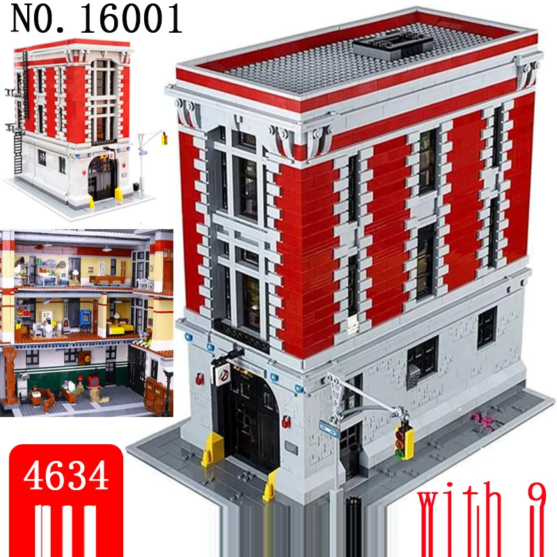 

4634 шт., Детский конструктор «Firehouse»