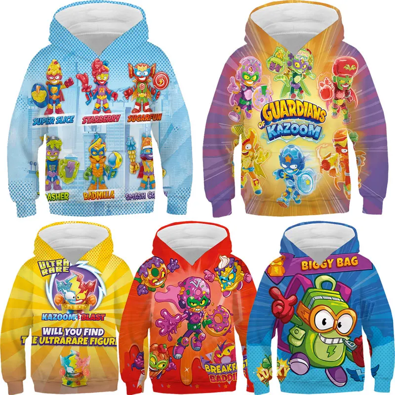 

Superzings Hoodies Kids Boy Sweatshirt 2022 Autumn Coats Tops Clothes Girls Outerwear Children Long Sleeve Pullover Superthings