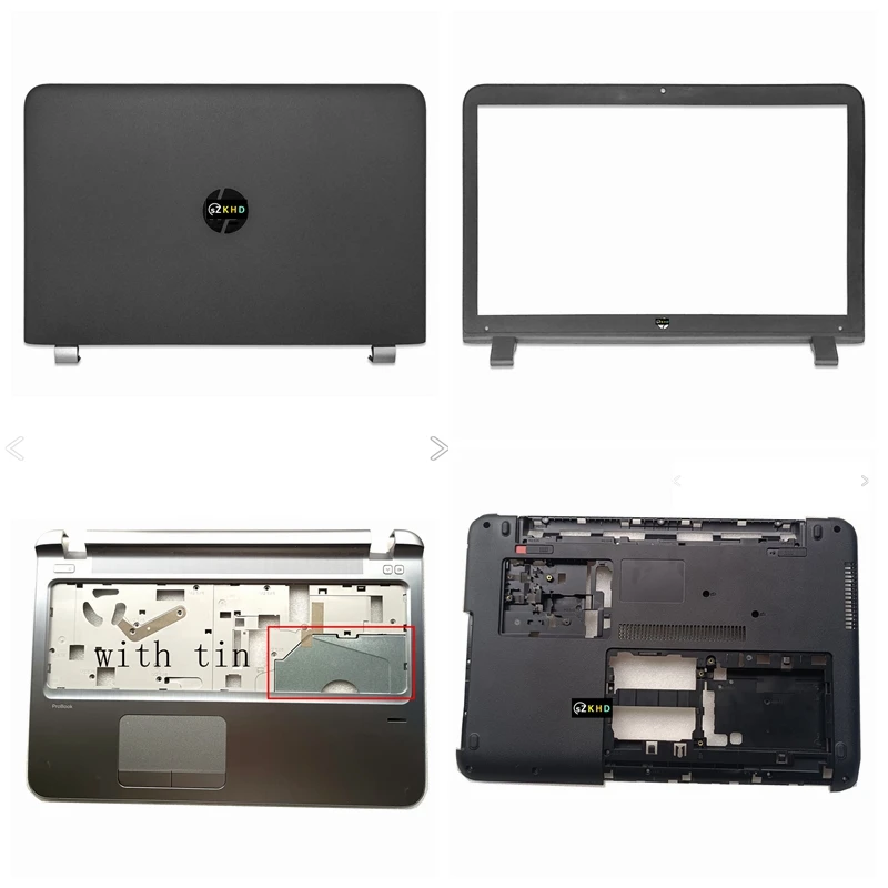 Новый чехол для HP ProBook 455 G3 450 петли рамка Упор рук сенсорная панель левые и правые