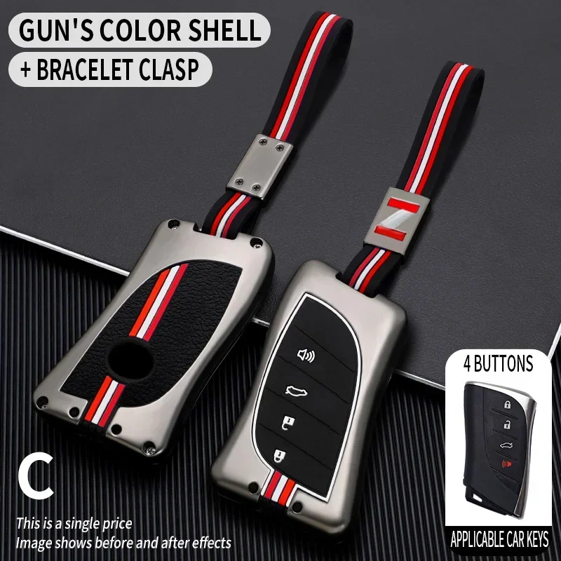 

Для Lexus NX ES UX US RC LX GX IS RX 200 250h 350h LS 450h 260h 300h UX200 2023 2024 Чехол для автомобильного ключа, аксессуары