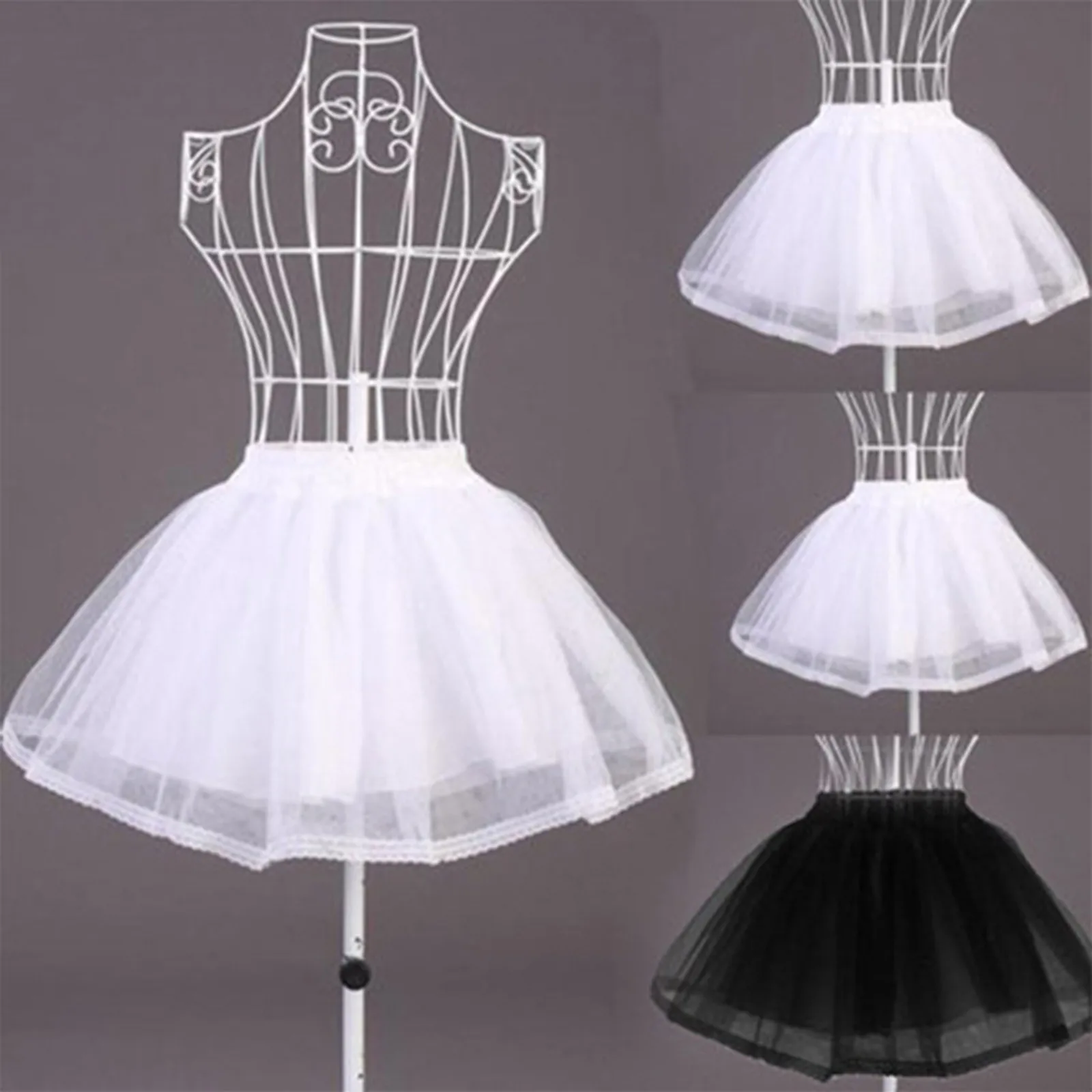 

Adults Puffy Mesh Skirts solid Color Tutu Skirt summer pretty Princess White Elegant Skirts for women ballet Dance Jupe