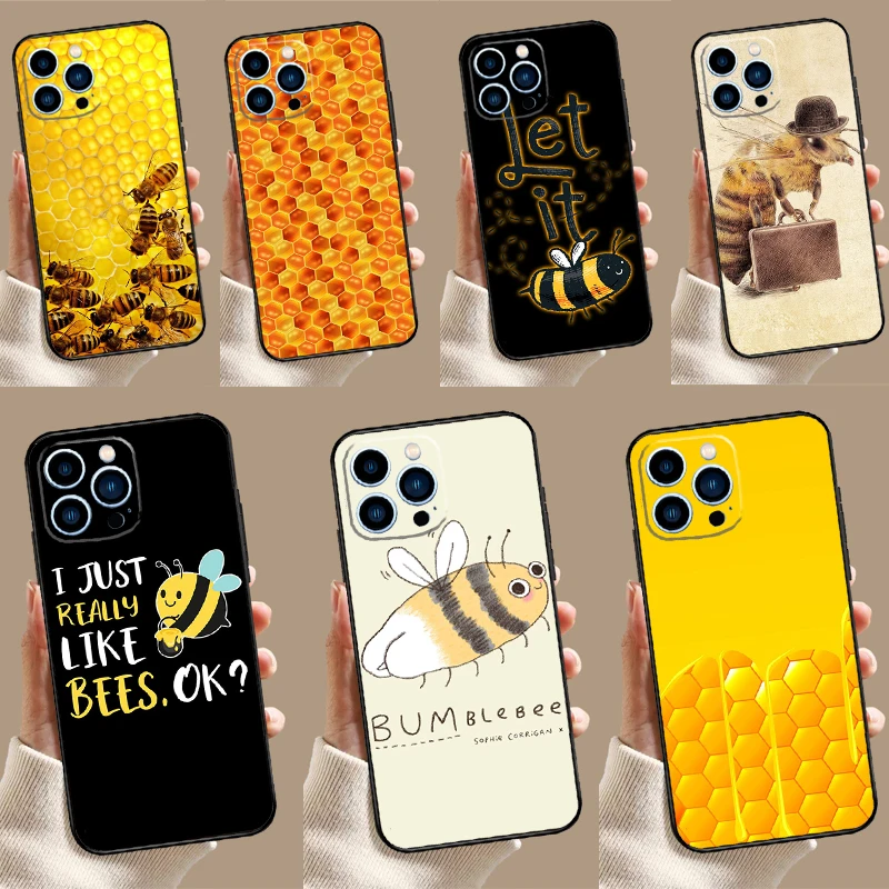 Фото Чехол Honeycomb Honey Bee для Huawei Nova Y70 Y91 Y90 Y60 Y61 Y72 Y73 3i 7i 8i 11i 12i 9 10 SE P20 P30 P40 Lite №1