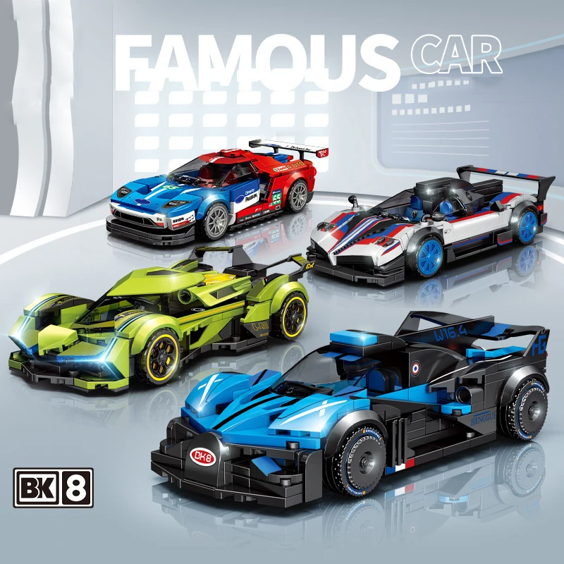 Конструктор Lamborghini V12 Vision GT Bolide Huayra GTE Brick Racing