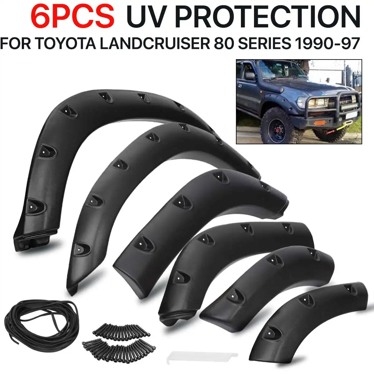 

Брызговики для Toyota Landcruiser 80 Series 1990-1997