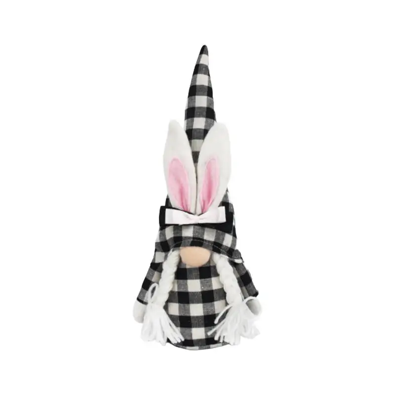 

Кролик, Искусственный Кролик ручной работы, Безликий гном, плюшевая кукла, украшение, фермерский Пасхальный весенний декор, Безликий Пасхал...