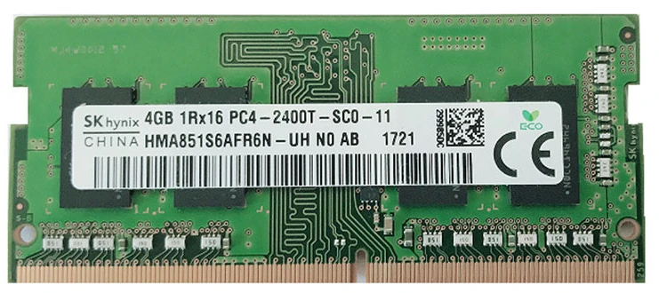 

Панель памяти RAM Yangtian V110 V310 V330 V720 V730 для ноутбука 4G DDR4 2133